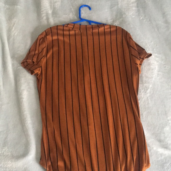 Brown & Black bodysuit top - Picture 4 of 4